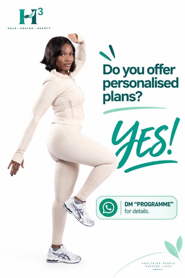 Do you offer personalised plans? Yes!