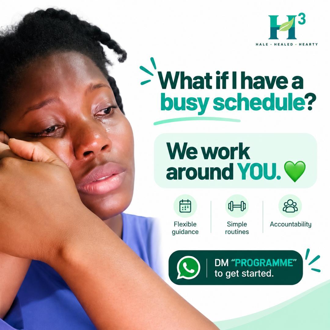 What if I have a busy schedule? We work around you, with flexible guidance, simple routines and accountability.