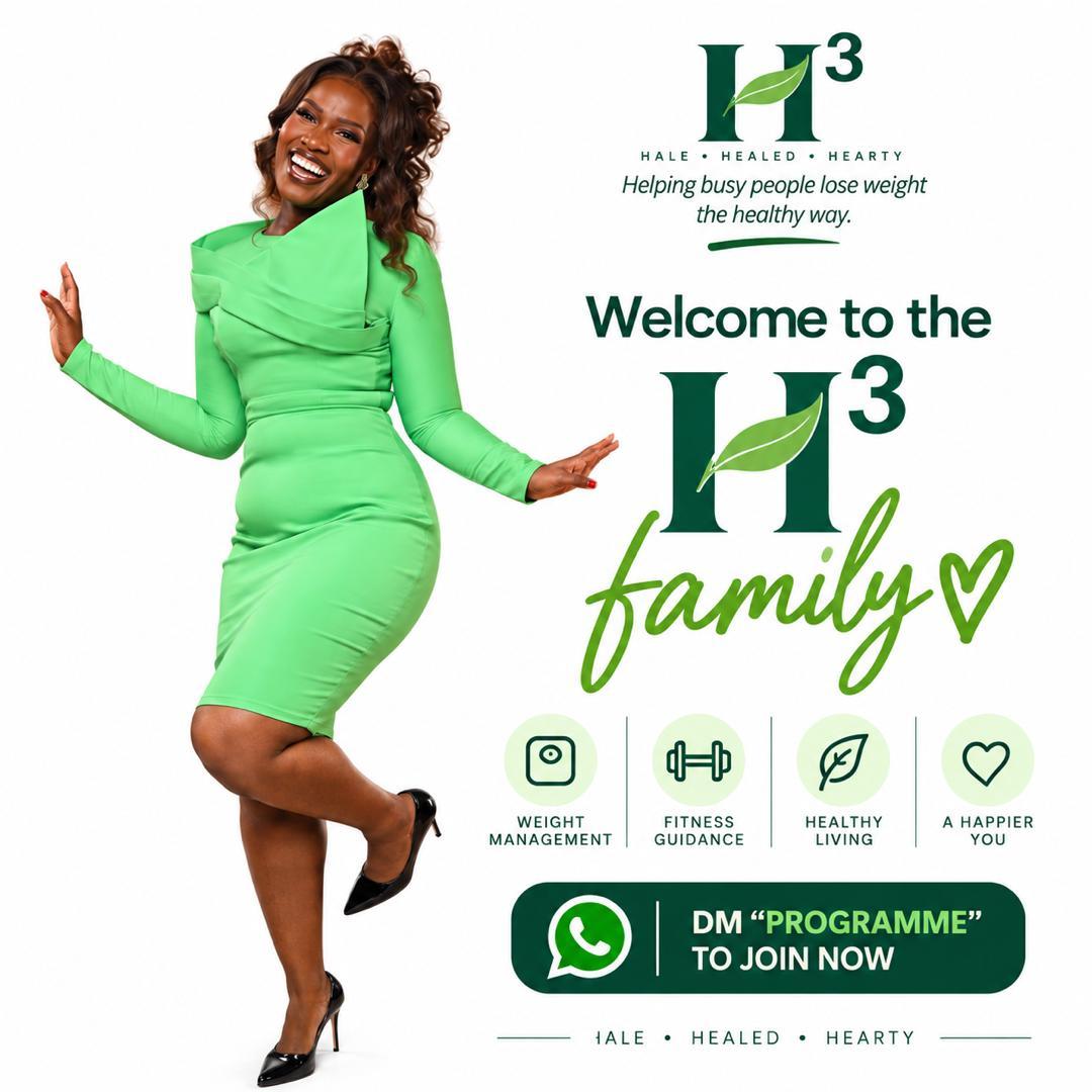 Welcome to the H3 family: weight management, fitness guidance, healthy living, a happier you.